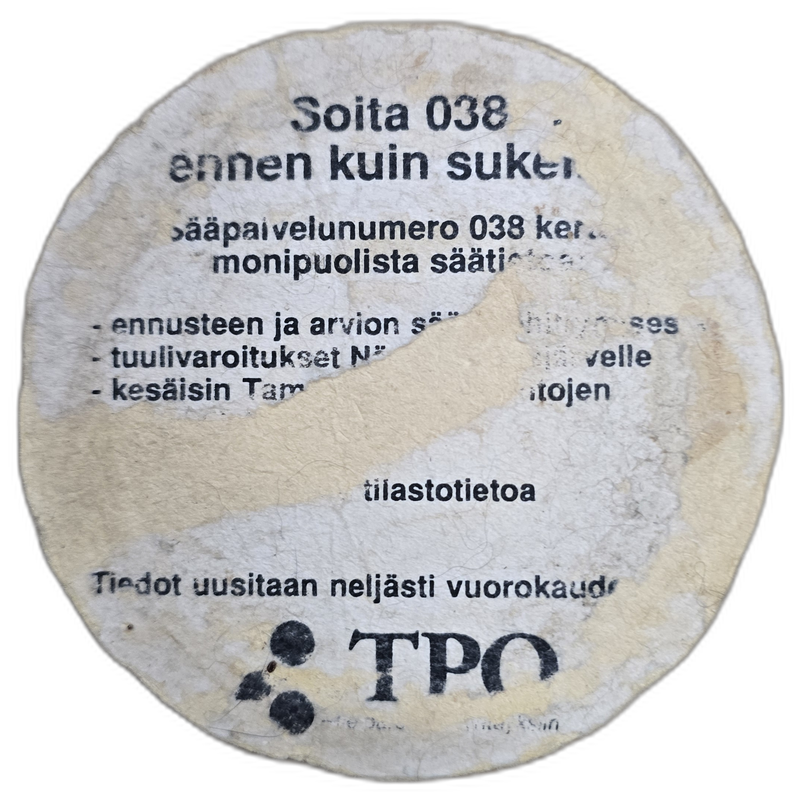Kuva ilmoituksesta