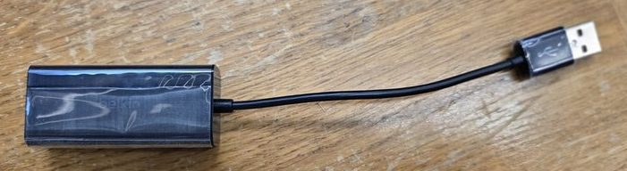 USB LAN 10-100-1000 verkkoadapteri