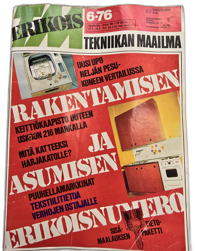 Tekniikan maailman erikoisnumero Rakennus 1976
