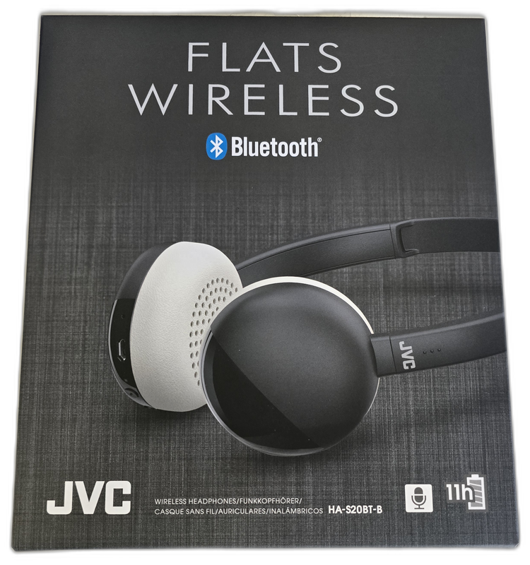 JVC HA-S20BT-B Flats Wireless -langattomat kuulokkeet Uusi