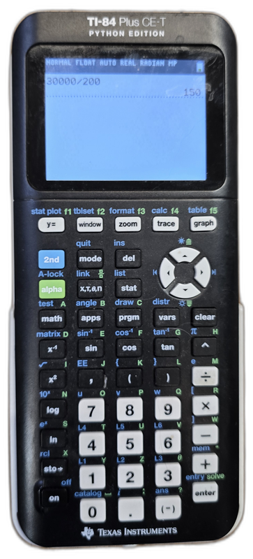 Texas Instruments TI-84 Plus CE-T Python Edition -laskutin